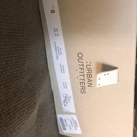 Urban outfitters black strappy heeled sandals - Picture 6 of 8